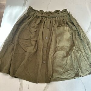 Shein Paperbag Midi Skirt